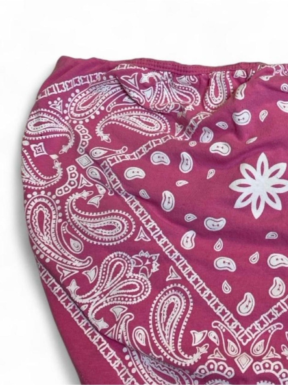 Women's Pink Paisley Bandana-Print Skirt